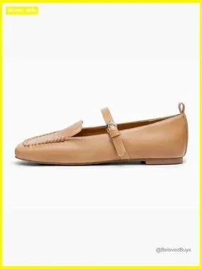Shoes | Square Toe Ballet Flats Loafers Mary Jane Work Shoes | Poshmark